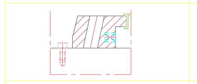 利用弹簧螺钉限位