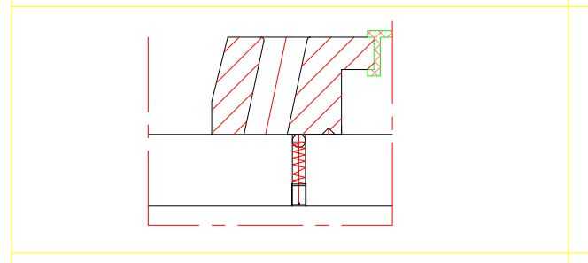 利用弹簧钢球限位